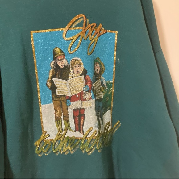 Vintage 90s Christmas Carolers Sweatshirt - Picture 2 of 5